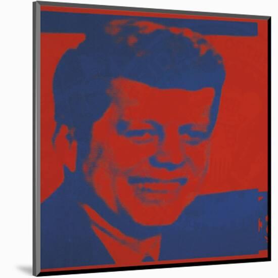 Flash-November 22, 1963, 1968 (red & blue)-Andy Warhol-Mounted Art Print