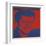 Flash-November 22, 1963, 1968 (red & blue)-Andy Warhol-Framed Art Print