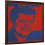 Flash-November 22, 1963, 1968 (red & blue)-Andy Warhol-Framed Art Print