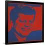 Flash-November 22, 1963, 1968 (red & blue)-Andy Warhol-Framed Art Print