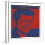 Flash-November 22, 1963, 1968 (red & blue)-Andy Warhol-Framed Giclee Print