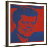 Flash-November 22, 1963, 1968 (red & blue)-Andy Warhol-Framed Giclee Print