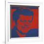 Flash-November 22, 1963, 1968 (red & blue)-Andy Warhol-Framed Giclee Print