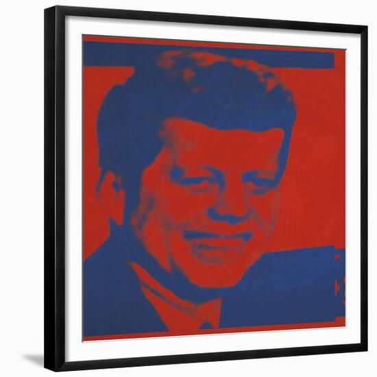 Flash-November 22, 1963, 1968 (red & blue)-Andy Warhol-Framed Giclee Print