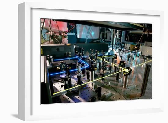 Flash Photolysis Equipment-Colin Cuthbert-Framed Photographic Print