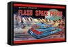 Flash Space Patrol-null-Framed Stretched Canvas