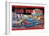 Flash Space Patrol-null-Framed Art Print