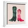 Flashy Boots I-Grace Popp-Framed Art Print