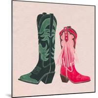 Flashy Boots I-Grace Popp-Mounted Art Print