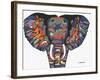 Flashy Elephant-Sartoris ART-Framed Giclee Print