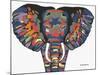 Flashy Elephant-Sartoris ART-Mounted Giclee Print