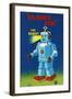 Flashy Jim - The Robot-null-Framed Art Print