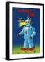 Flashy Jim - The Robot-null-Framed Art Print