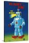 Flashy Jim - The Robot-null-Stretched Canvas