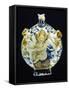 Flask Depicting Young Bacchus Seated on Barrel-null-Framed Stretched Canvas