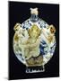 Flask Depicting Young Bacchus Seated on Barrel-null-Mounted Giclee Print