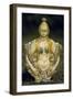 Flask in Shape of Female Figure, Ceramic-null-Framed Giclee Print