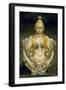 Flask in Shape of Female Figure, Ceramic-null-Framed Giclee Print