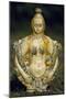 Flask in Shape of Female Figure, Ceramic-null-Mounted Giclee Print