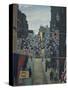 Flask Walk, Hampstead, on Coronation Day-Charles Ginner-Stretched Canvas
