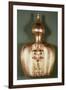 Flask with a Figure of a Cacique Realized from Molten Gold Lost Wax-null-Framed Giclee Print