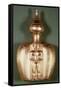 Flask with a Figure of a Cacique Realized from Molten Gold Lost Wax-null-Framed Stretched Canvas