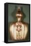 Flask with a Figure of a Cacique Realized from Molten Gold Lost Wax-null-Framed Stretched Canvas