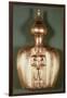 Flask with a Figure of a Cacique Realized from Molten Gold Lost Wax-null-Framed Giclee Print