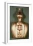 Flask with a Figure of a Cacique Realized from Molten Gold Lost Wax-null-Framed Giclee Print