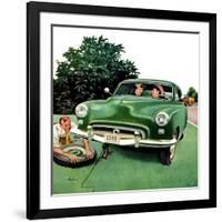 "Flat and Chat," May 21, 1949-George Hughes-Framed Giclee Print