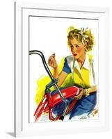 "Flat Bike Tire," July 24, 1943-Alex Ross-Framed Giclee Print