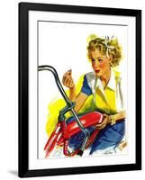 "Flat Bike Tire," July 24, 1943-Alex Ross-Framed Giclee Print