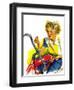 "Flat Bike Tire," July 24, 1943-Alex Ross-Framed Giclee Print