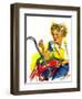 "Flat Bike Tire," July 24, 1943-Alex Ross-Framed Premium Giclee Print