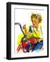 "Flat Bike Tire," July 24, 1943-Alex Ross-Framed Premium Giclee Print