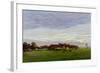 Flat Countryside (Near Greifswal), 1822-1823-Caspar David Friedrich-Framed Giclee Print