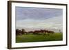 Flat Countryside (Near Greifswal), 1822-1823-Caspar David Friedrich-Framed Giclee Print