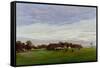 Flat Countryside (Near Greifswal), 1822-1823-Caspar David Friedrich-Framed Stretched Canvas