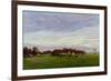 Flat Countryside (Near Greifswal), 1822-1823-Caspar David Friedrich-Framed Giclee Print