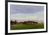 Flat Countryside (Near Greifswal), 1822-1823-Caspar David Friedrich-Framed Giclee Print