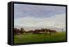 Flat Countryside (Near Greifswal), 1822-1823-Caspar David Friedrich-Framed Stretched Canvas