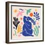 Flat Design Matisse Style Best Vector Illustration-Nadezhda Ivanova-Framed Photographic Print