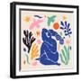 Flat Design Matisse Style Best Vector Illustration-Nadezhda Ivanova-Framed Photographic Print