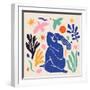 Flat Design Matisse Style Best Vector Illustration-Nadezhda Ivanova-Framed Photographic Print