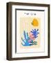 Flat Design Matisse Style Vector Illustration-Nadezhda Ivanova-Framed Photographic Print