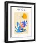 Flat Design Matisse Style Vector Illustration-Nadezhda Ivanova-Framed Photographic Print