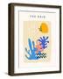 Flat Design Matisse Style Vector Illustration-Nadezhda Ivanova-Framed Photographic Print