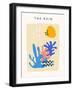 Flat Design Matisse Style Vector Illustration-Nadezhda Ivanova-Framed Photographic Print