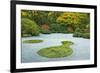 Flat Garden from the Pavilion, Portland Japanese Garden, Portland, Oregon, USA-Michel Hersen-Framed Photographic Print