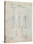 Flat Head Screw Driver Patent-Cole Borders-Stretched Canvas